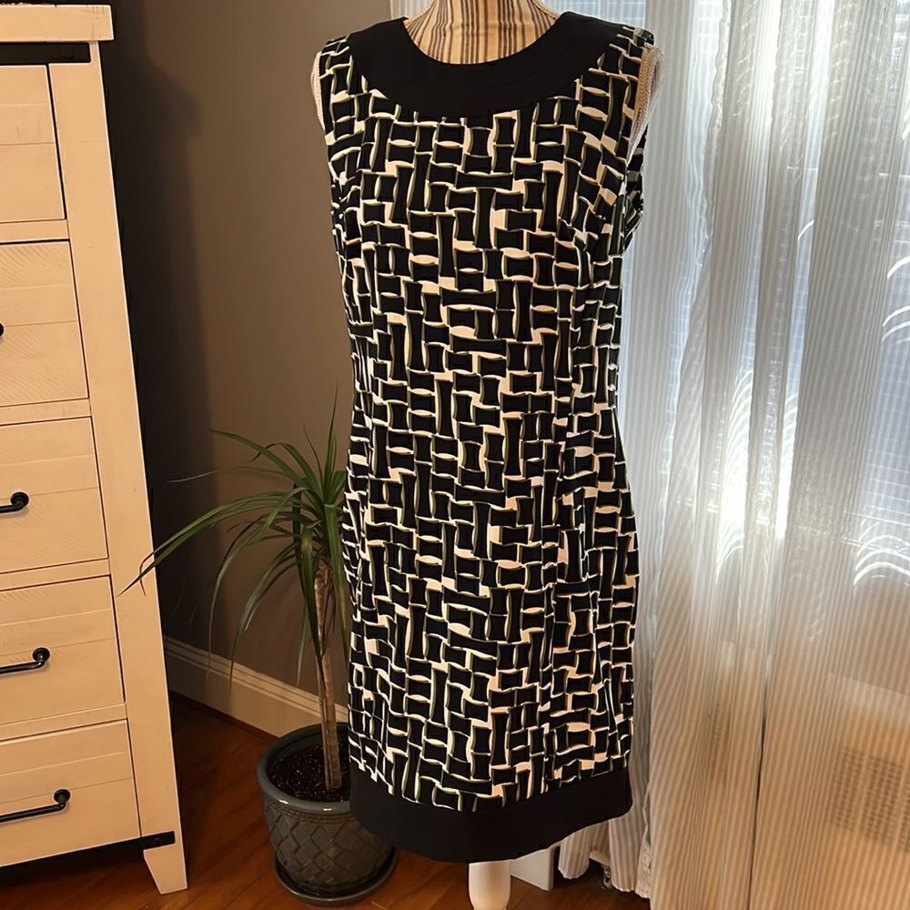Alyx dress. Size 12. Black/white/green